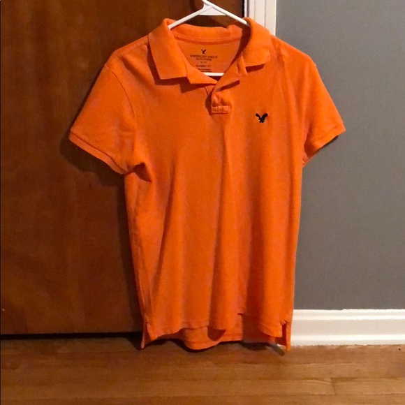American Eagle Orange Polo | Poshmark
